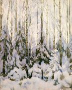 1935 Зима в лесу. - Юон