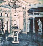 1950 Концертный зал Останкинского дворца. X., м. 100х100. Останкино - Юон